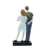 Handmade Ceramic Couple Sculpture - Unique Home Decor for Living Room or Office