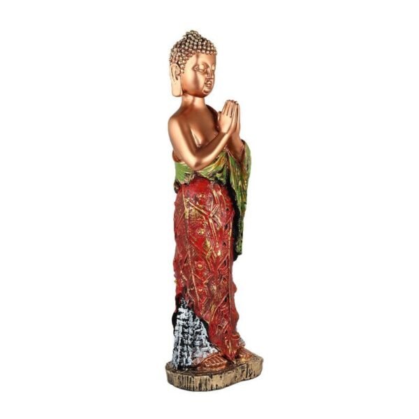 Decorative Buddha Showpiece for Living Room, Bedroom, Office Desk, Cabinets Decor Diwali Decoration Item for Home Decor (14.5 * 4In)
