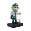 Doctor Ganesha Idol Lord Ganpati Statue in Doctor Avatar with Mouse Polyresin Showpiece for Home, Clinic, Hospital, Gift for Doctors 8 Inch