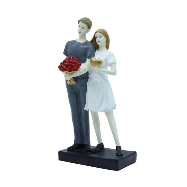 Handmade Ceramic Couple Sculpture - Unique Home Decor for Living Room or Office