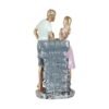 Golden Couple Statue, Romantic Decorative Figurine for Home, Gift for Couples - Wedding Decoration