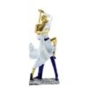 Stunning Dancer Statue with Gold Accents - Perfect for Living Room Decor