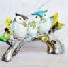 Handcrafted Owl Family Statue - Unique Home Decor Piece for Nature Lovers