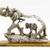 Artistic Resin Elephant Sculpture - Elegant Elephant Figurine for Home & Office Decor