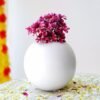 81z5mxP1MBL._SL1500_.jpg Metal Ball Flower Vase for Home Decor | Table Decorative Item for Bedroom Living Room Office Wedding | Best Gift for Birthday Anniversary Festival | White, Medium