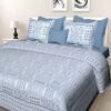 100% Cotton Printed Double Bedsheet with 2 Pillow Covers ? Soft & Breathable Ethnic Design Bed Linen