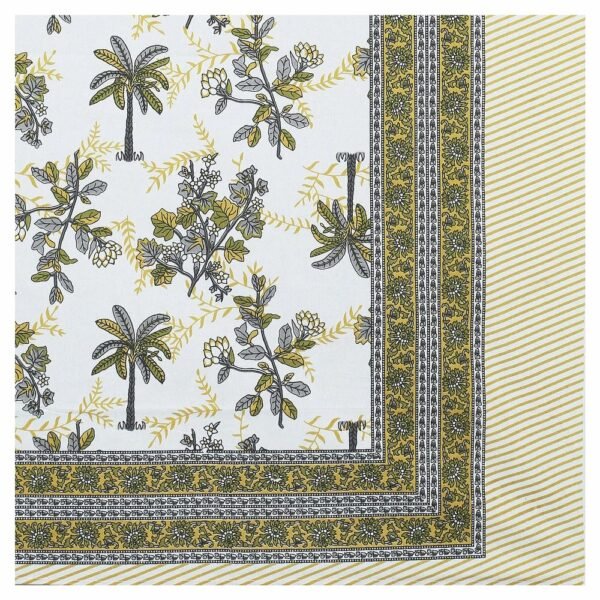 100% Cotton Jaipuri Print Double / Queen Bedsheet ? Traditional Rajasthani Floral Block Print, Soft & Breathable Ethnic Design