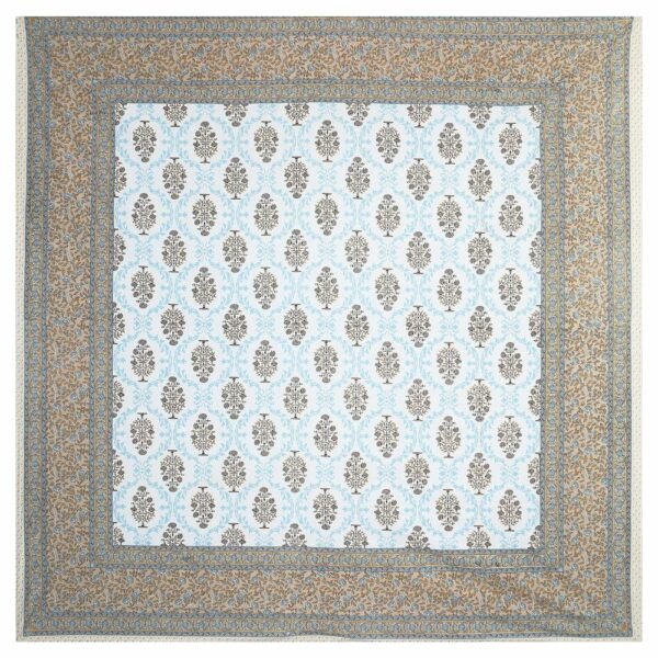 Authentic Jaipuri Cotton Double Bedsheet ? 100% Pure Cotton, Hand?Block Print, Vibrant Rajasthani Design