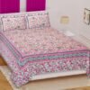 Jaipuri Printed Cotton King Size Double Bedsheet ? Soft, Breathable, Durable, Handcrafted Indian Bedding