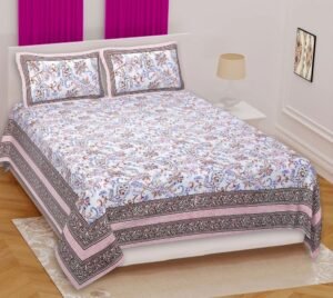 King Size Cotton Double Bedsheet ? Premium Soft & Comfortable Home Bedding