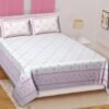 Premium Hand?Block Print Cotton Double Bedsheet Set ? Traditional Rajasthani Floral Design with 2 Matching Pillow Covers, Soft & Breathable