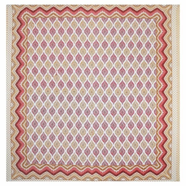 Super King Size 100% Cotton Jaipuri Bedsheet ? Traditional Rajasthani Block?Print, Soft & Breathable Bed Linen