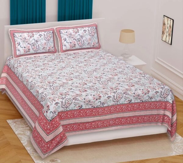 King Size Cotton Double Bedsheet ? Premium Soft & Comfortable Home Bedding
