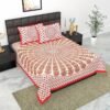 Jaipuri King Size Cotton Double Bedsheet ? Premium Handcrafted Rajasthani Printed Bed Sheet, Soft & Breathable, Ideal for Home & Gift