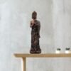 Standing Buddha Statue Showpiece, 36.8 cm x 11.4 cm, Meditation Pose, Home Decor