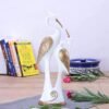 1-34.jpg Elegant White and Gold Crane Statue for Home Decor - Perfect Gift Idea
