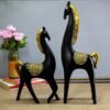 1-37.jpg Elegant Black & Gold Giraffe Figurines - Modern Home Decor Set