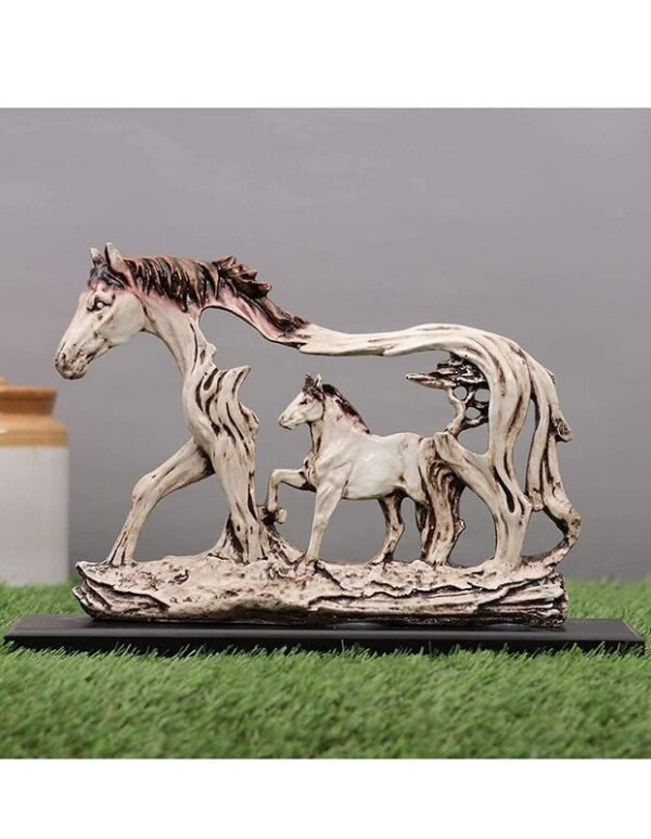 Elegant Horse Sculpture Symbol of Freedom and Strength | Handcrafted Decorative Art Piece