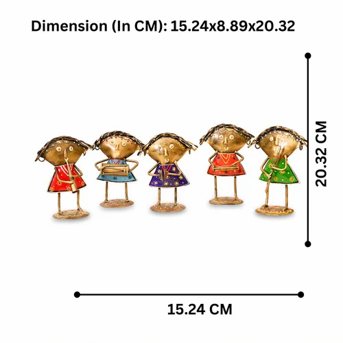 1-500x500-4.png Metal Adiwasi Doll Musician Set | Handcrafted Tribal Musician Figurines for Home & Office Decoration