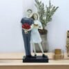 1-59-1.jpg Handmade Ceramic Couple Sculpture - Unique Home Decor for Living Room or Office