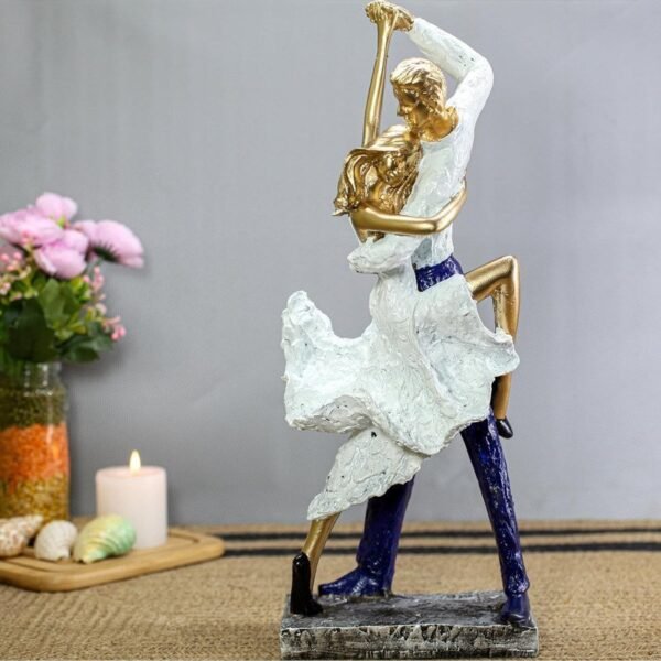 1-60-1.jpg Stunning Dancer Statue with Gold Accents - Perfect for Living Room Decor