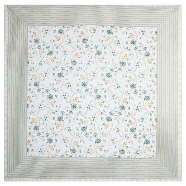 Jaipuri 100% Cotton King?Size Bedsheet ? Traditional Rajasthani Floral & Geometric Print ? Soft, Breathable Home Bedding