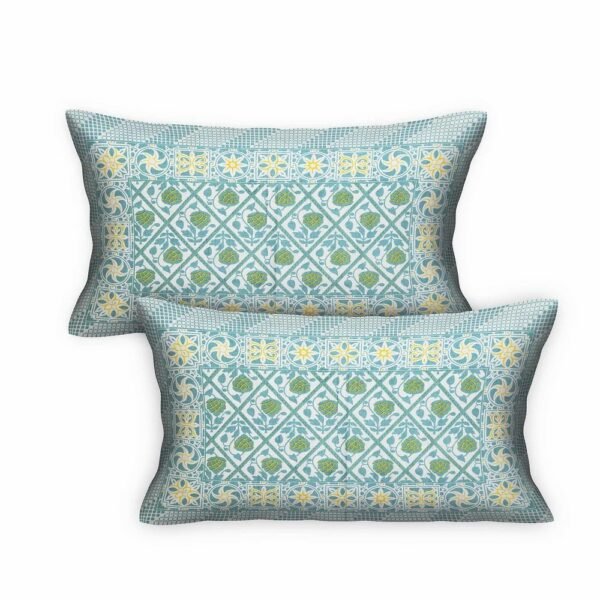 15-1000x1000-2.jpg Premium 100% Cotton Jaipuri Print Double / Queen Bedsheet ? Traditional Rajasthani Floral Design, Soft & Breathable Indian Bed Sheet