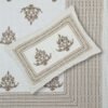 Jaipuri 100% Cotton King / Double Bedsheet ? Traditional Rajasthani Floral & Block Print ? Soft, Breathable Home Bedding