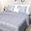 100% Cotton Printed Double Bedsheet with 2 Pillow Covers ? Soft & Breathable Ethnic Design Bed Linen
