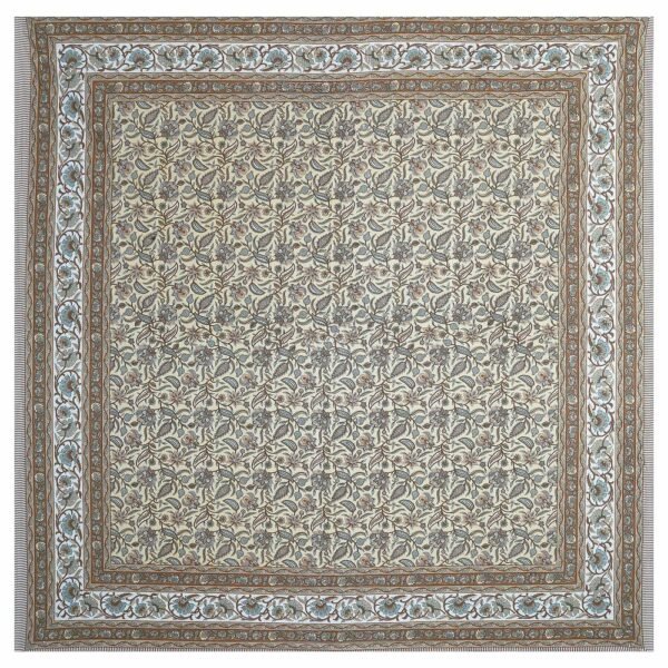 16-3-1000x1000-1.jpg Jaipuri 100% Cotton King / Double Bedsheet ? Traditional Rajasthani Floral & Paisley Block Print ? Soft, Breathable Home Bedding