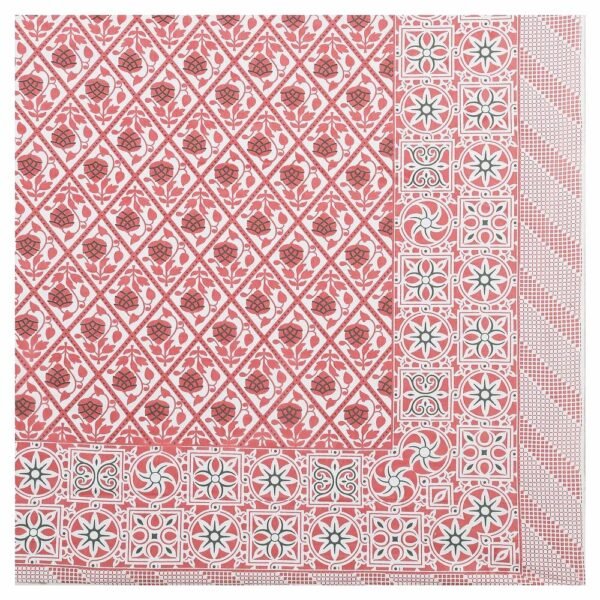 16-4-1000x1000-1.jpg Premium 100% Cotton Jaipuri Print Double / Queen Bedsheet ? Traditional Rajasthani Floral Design, Soft & Breathable Indian Bed Sheet