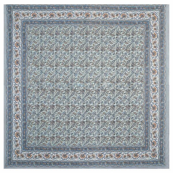 Jaipuri 100% Cotton King / Double Bedsheet ? Traditional Rajasthani Floral & Geometric Block Print ? Soft, Breathable Home Bedding