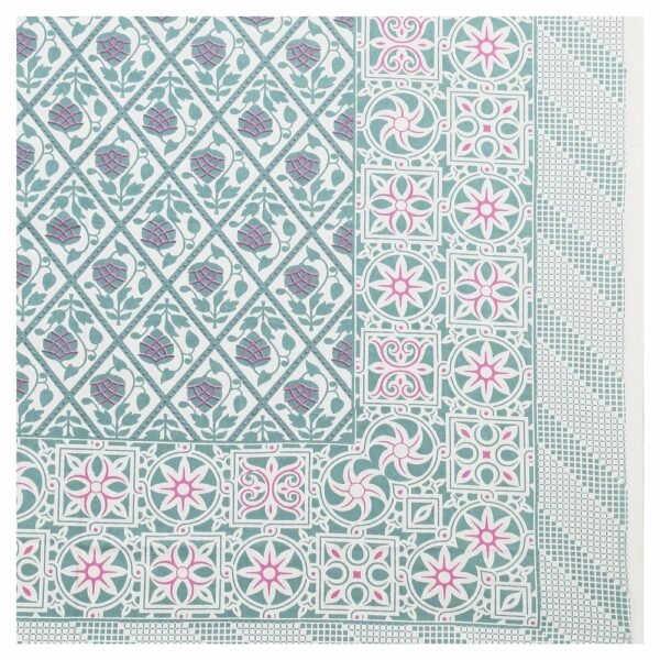 17-5-1000x1000-1.jpg Premium 100% Cotton Jaipuri Print Double / Queen Bedsheet ? Traditional Rajasthani Floral Design, Soft & Breathable Bed Sheet for Home & Gift