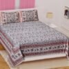 Jaipuri King Size Cotton Bedsheet ? Premium Soft Printed Double Bed Sheet for Bedroom, Lightweight & Durable