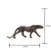 2.jpg Intricately Carved Metal Leopard Sculpture - Elegant Jungle Cat Figurine for Home & Office Decor