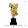 2-16.jpg Golden Yoga Elephant Figurine - Meditative Elephant Statue for Home Decor