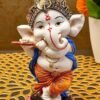 2-36-2.jpg Polyresin Baby Ganesha Flute Statue HandPainted Lord Ganpati Idol for Puja Room, Home & Office decor, Spiritual Gift for Diwali & Ganesh Chaturthi