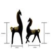 2-37.jpg Elegant Black & Gold Giraffe Figurines - Modern Home Decor Set