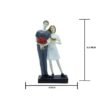 2-61-1.jpg Handmade Ceramic Couple Sculpture - Unique Home Decor for Living Room or Office