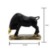 2-9.jpg Black Bull Statue with Golden Accents - Decorative Figurine for Home and Office