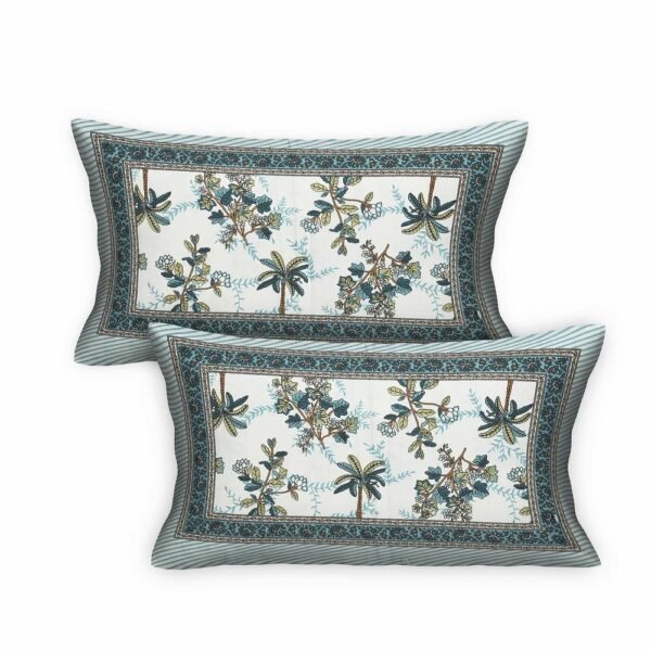 Jaipuri Printed Cotton King Size Bedsheet ? Soft, Breathable, Durable Double Bed Sheet with Elegant Traditional Rajasthani Design