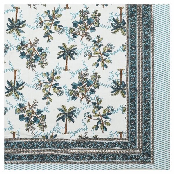 Jaipuri Printed Cotton King Size Bedsheet ? Soft, Breathable, Durable Double Bed Sheet with Elegant Traditional Rajasthani Design