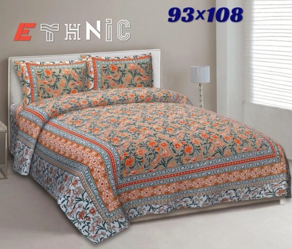21-01-2-1000x1000-1.jpg Cotton Printed King Size Bed Sheet ? Soft, Comfortable & Durable Bedding for Home