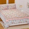 Jaipuri Printed Cotton King Size Double Bedsheet ? Soft, Breathable, Durable, Handcrafted Indian Bedding