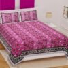 Jaipuri Printed Cotton King Size Double Bedsheet ? Soft, Breathable, Durable, Indian Handcrafted Bedding for Comfortable Sleep