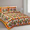 26-1000x1000-1.jpg Premium Jaipuri King Size Cotton Bed Sheet Set with 2 Pillow Covers | Ethnic Rajasthani Jaipuri Print | Soft & Durable Home Bedding