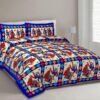 28-1000x1000-1.jpg Premium Jaipuri King Size Cotton Bed Sheet Set with 2 Pillow Covers | Ethnic Rajasthani Jaipuri Print | Soft & Durable Home Bedding