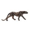 3.jpg Intricately Carved Metal Leopard Sculpture - Elegant Jungle Cat Figurine for Home & Office Decor