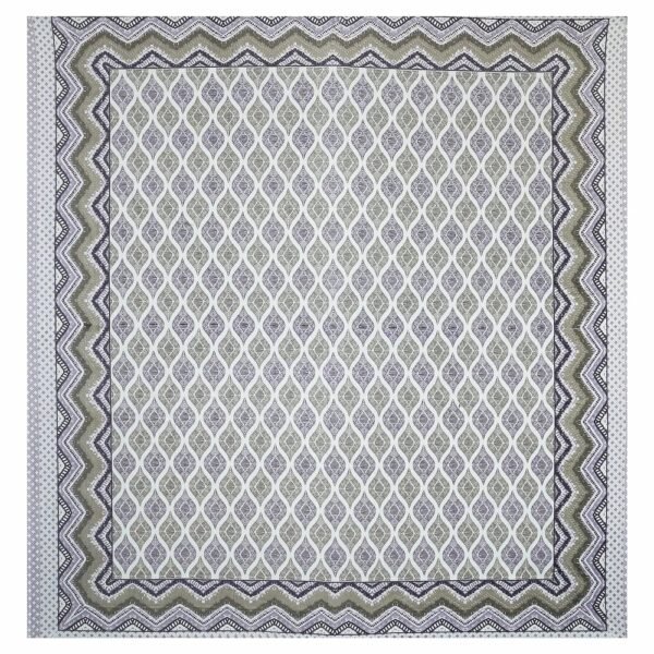 Premium Cotton Double Bedsheet ? Soft Breathable King?Size Bed Linen with Elegant Floral Mandala Print