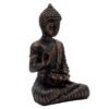3-26-1.jpg Meditation Buddha Statue with Lotus Bowl for Office Decor, Bronze Antique Finish, 24.1 x 16.5 cm